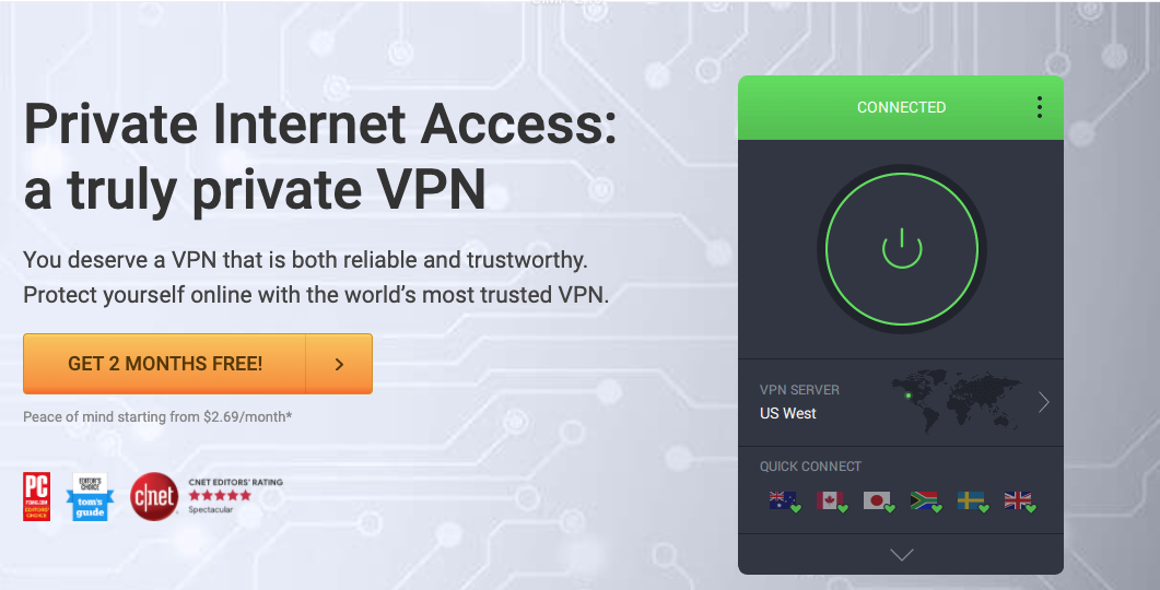 Private Internet Access Fast
